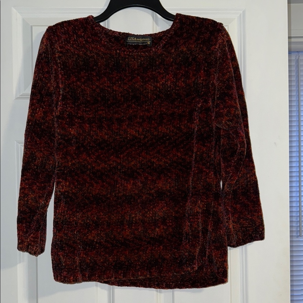 Women's Burgundy Sweater